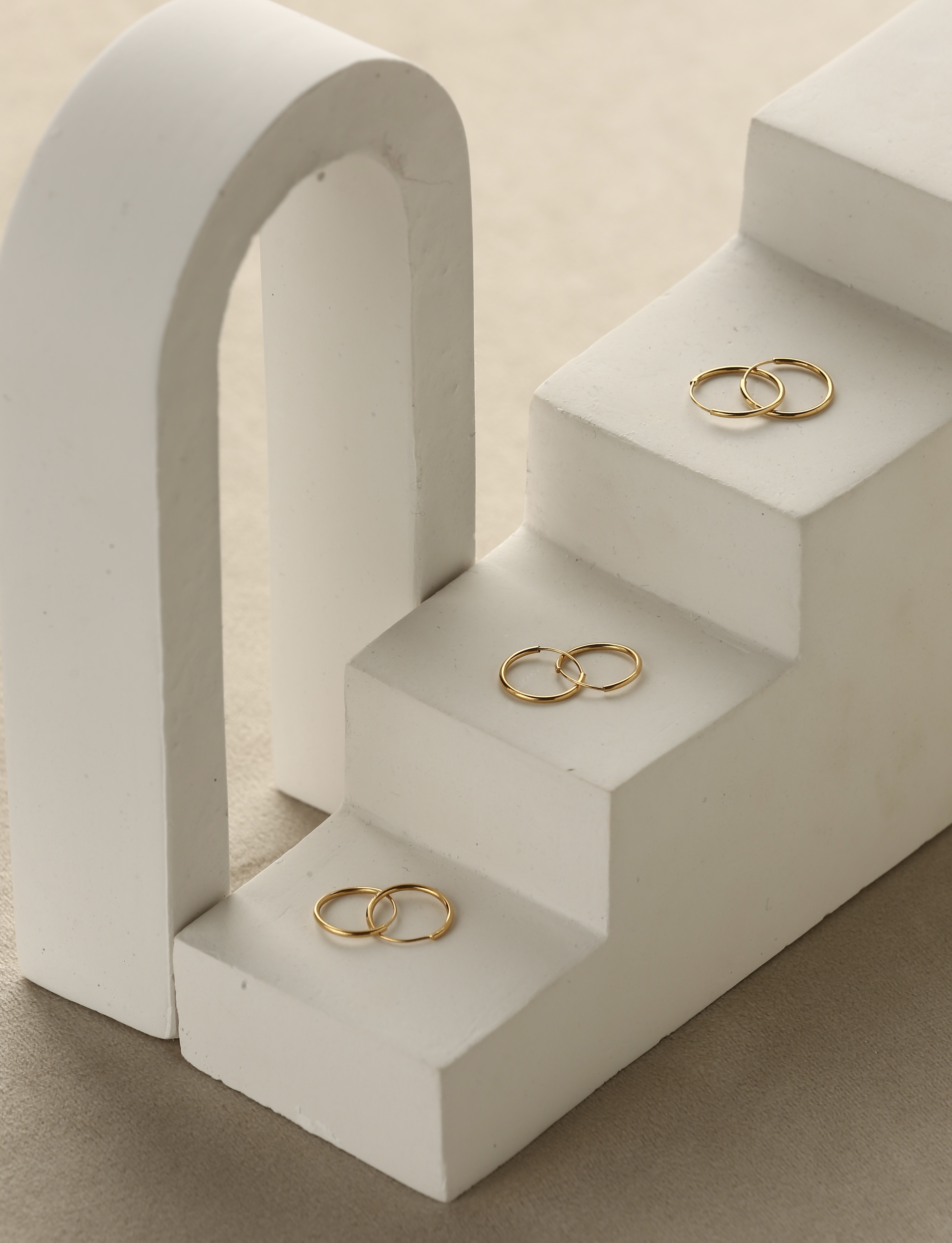 گوشواره حلقه ای طلا